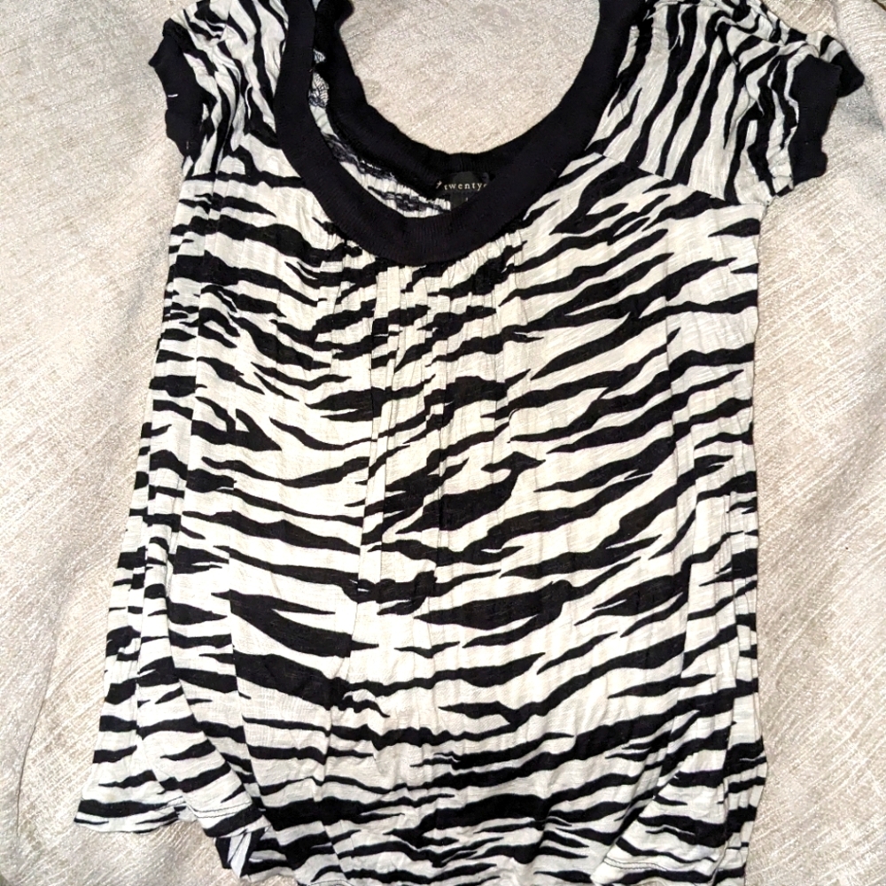 Animal print blouse